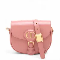 クリスチャンディオール カナージュ レザー 2WAYバニティバッグ ピンク