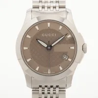 グッチ Gタイムレス 126.5 SS QZ ベージュ文字盤