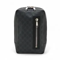 グッチ GGスプリーム ボディバッグ ブラック ABランクの買取参考価格