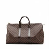 ヴィトン ダミエ キーポル50 N41427 ブラウン