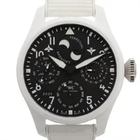 IWC ビッグパイロットウォッチ パーペチュアルカレンダー トップガン レイク タホ IW503008 CE×SS×ラバー AT ブラック文字盤