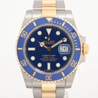ロレックス サブマリーナーデイト 116613LB SS×YG AT ブルー文字盤
