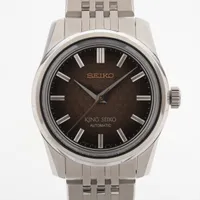 セイコー キングセイコー 6R31-00G0 SS AT ブラウン文字盤