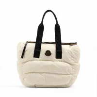 モンクレール カラドック ナイロン トートバッグ ホワイト