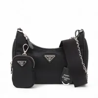 プラダ テスート ナイロン 2WAYショルダーバッグ ブラック
