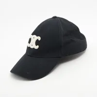 セリーヌ トリオンフ 2AUT6969P コットン キャップ L ブラック