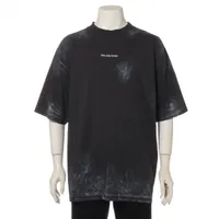 バレンシアガ コットン Tシャツ 25年 XL ブラック