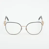 ティファニー ハードウェア リンク GP×レジン メガネ ブラック×ゴールド