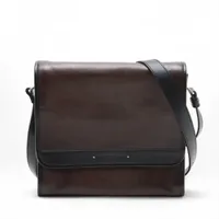 ベルルッティ オフザロード レザー クラッチバッグ ブラウン AB