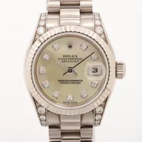 ロレックス デイトジャスト26 179239NG WG AT イエローシェル文字盤