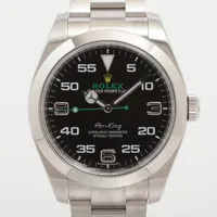 ロレックス エアキング 116900 SS AT ブラック文字盤