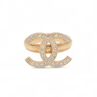 ココマーク A23B ピアス(両耳用) GP×ラインストーン シャンパンゴールド ココマーク A23B ピアス(両耳用) GP×ラインストーン シャンパンゴールド