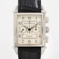 ジラールペルゴ ヴィンテージ1945 SS×革 AT アイボリー文字盤