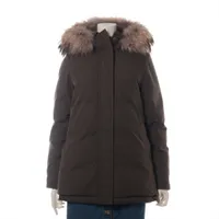 ピレネックス ナイロン ダウンコート FR36 カーキ