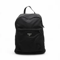 プラダ テスート ナイロン バックパック/リュック ブラック