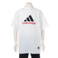 バレンシアガ×アディダス コットン Tシャツ 22年 1 ホワイト