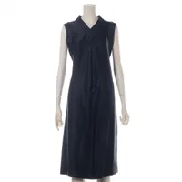 ジルサンダー コットン シャツワンピース 36 ホワイト×ピンク AB