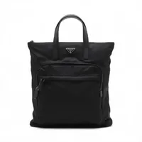 プラダ テスート ナイロン 2WAYバックパック/リュック ブラック