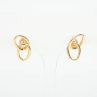 ティファニー ダブルループ 750(YG)×18Kt(YG)