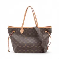 ルイ・ヴィトン モノグラム ネヴァーフル インサイドアウト MM M12096 ブラウン