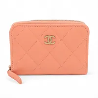 シャネル ビコローレ キャビアスキン 手帳カバー ブラック ゴールド