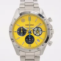 セイコー すみっコぐらし ドクターイエロー コラボウォッチ SS QZ イエロー文字盤