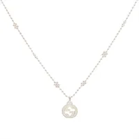 グッチ インターロッキングG 925 ネックレス シルバー