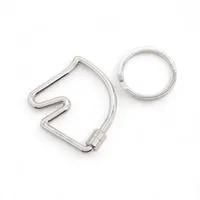 エルメス シュバル メタル キーリング シルバー