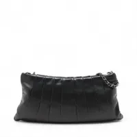 シャネル ココチャーム ラムスキン ブラック シルバー金具