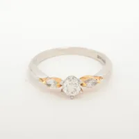 ノンブランド ダイヤ K18×Pt900