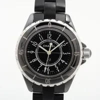 シャネル J12 CE×SS QZ ブラック文字盤