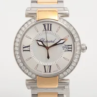 ショパール インペリアーレ 8532 SS×YG QZ シェル文字盤