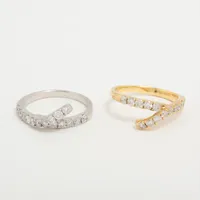 ノンブランド ダイヤ K18×Pt900