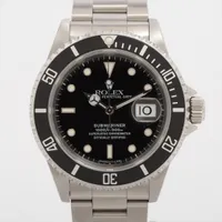 ロレックス サブマリーナーデイト 16610 SS AT ブラック文字盤