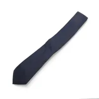 ベルルッティ カリグラフィ シルク ネクタイ ブルー×ホワイト AB