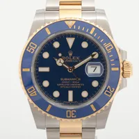 ロレックス サブマリーナーデイト 116613LB SS×YG AT ブルー文字盤