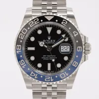 ロレックス GMTマスター Ⅱ 126710BLNR SS AT ブラック文字盤