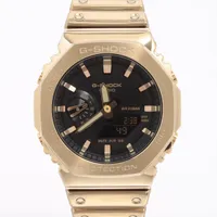 カシオ Gショック SS×樹脂 QZ ブラック文字盤