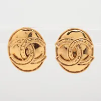 シャネル ココマーク GP ピアス(両耳用) A15B シャンパンゴールド AB