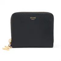 【未使用】セリーヌ シャイニーカーフ トリオンフ スモールフラップウォレット CELINE（セリーヌ） [新品/正規ラッピング済] 財布 ミニ 三つ折り