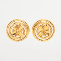 シャネル ココマーク クローバー 95P ブローチ GP ゴールド シャネル ココマーク クローバー 95P ブローチ GP ゴールド