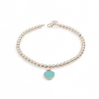 ティファニー 925 バイザヤード オープンハート 2P ブレスレット ティファニー バイザヤード オープンハート 2P 925 ブレスレット A