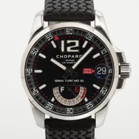 ショパール ミッレミリア 8997 SS×ラバー AT ブラック文字盤