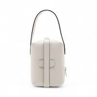 ヴァレクストラ トリックトラック レザー ハンドバッグ ホワイト