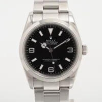 ロレックス エクスプローラーⅠ 114270 SS AT ブラック文字盤