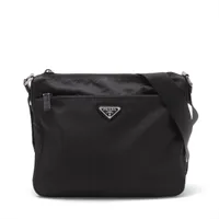 プラダ テスート ナイロン ショルダーバッグ ブラック