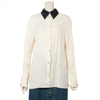 ジルサンダー レーヨン シャツ 23SS 32 アイボリー