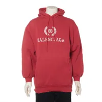 バレンシアガ コットン パーカー 18年 S レッド