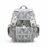 ディオール CDダイヤモンド PVC 2WAYショルダーバッグ グレー