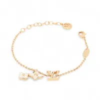 ヴィトン GP×フェイクパール ブレスレット VA3225 ゴールド